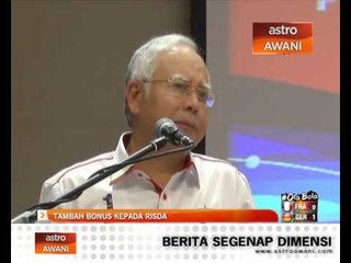 Tambah bonus kepada RISDA