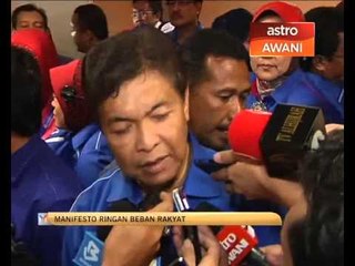 Manifesto ringan beban rakyat