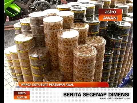 Warga kota buat persiapan awal