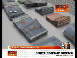 Kedai judi ekor haram diserbu