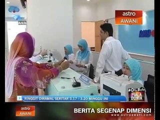 Ringgit diramal sekitar 3.17 - 3.20 minggu ini