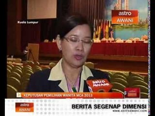 Keputusan pemilihan Wanita MCA 2013