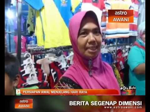 Persiapan awal menjelang raya