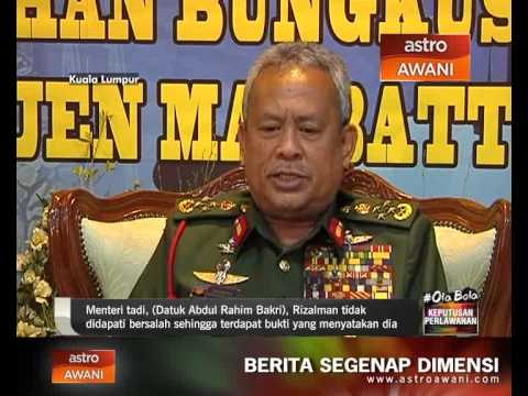 Rizalman masih dirawat di hospital