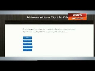 MH370.com dalam pembinaan