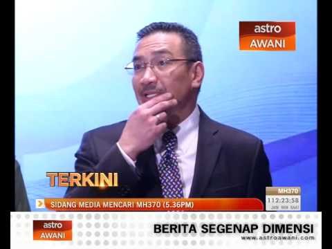 Sidang Media Mencari MH370 Hari ke-5 (5:30pm,12/3/2014)