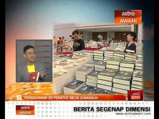 Agenda Awani: Penggunaan 20 peratus BB1M dimansuh