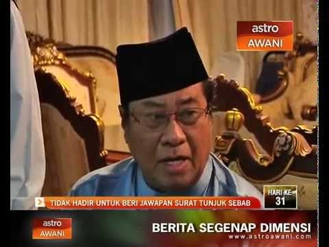 Khalid tidak hadir untuk beri jawapan surat tunjuk sebab
