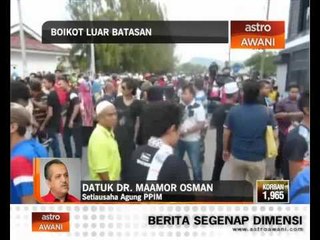 Boikot luar batasan: Reaksi Setiausaha Agong PPIM
