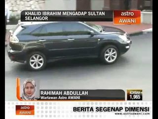 Perkembangan di luar Istana Alam Shah (1:00pm)