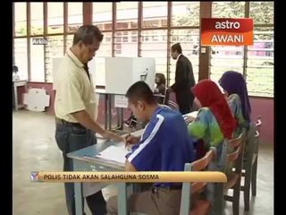 Polis tidak akan salahguna Sosma