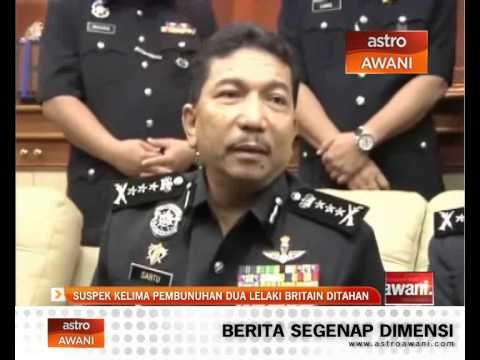 Suspek kelima pembunuhan dua lelaki Britain ditahan