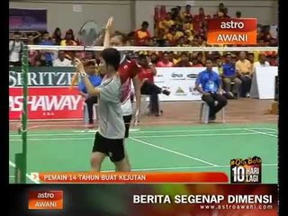 SUKMA: Pemain 14 tahun buat kejutan