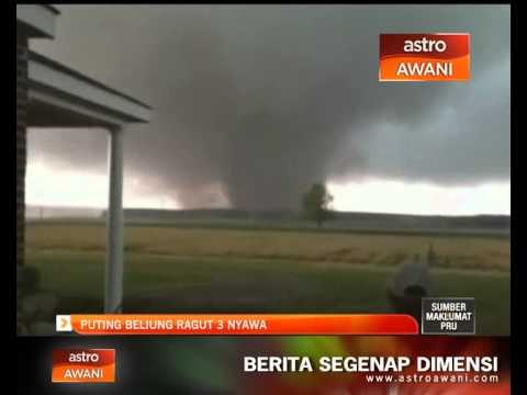 Puting beliung ragut 3 nyawa