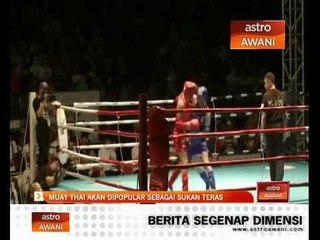 Download Video: Muay Thai akan dipopular sebagai sukan teras