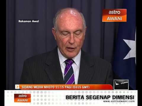 Sidang Media Khas JACC MH370 hari ke-59 11:15 pagi