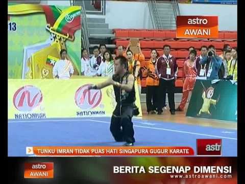 Tunku Imran tidak puas hati Singapura gugur karate