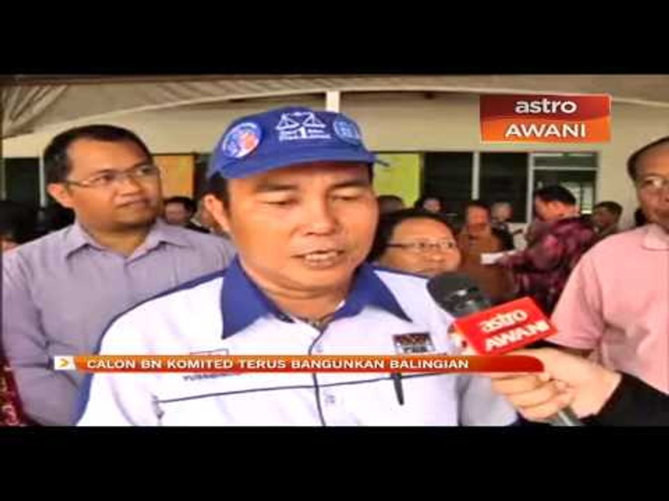 Calon BN komited terus bangunkan Balingian