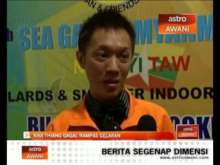 Kha Tiang gagal rampas gelaran