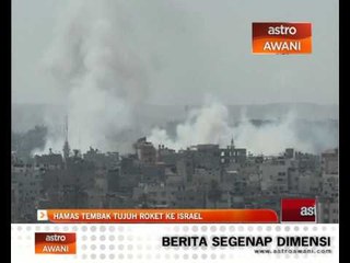 Hamas tembak tujuh roket ke israel