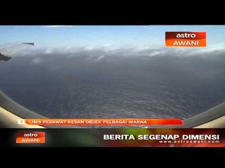 Lima pesawat kesan objek pelbagai warna