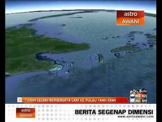 7 lelaki bersenjata lari ke Pulau Tawi-tawi
