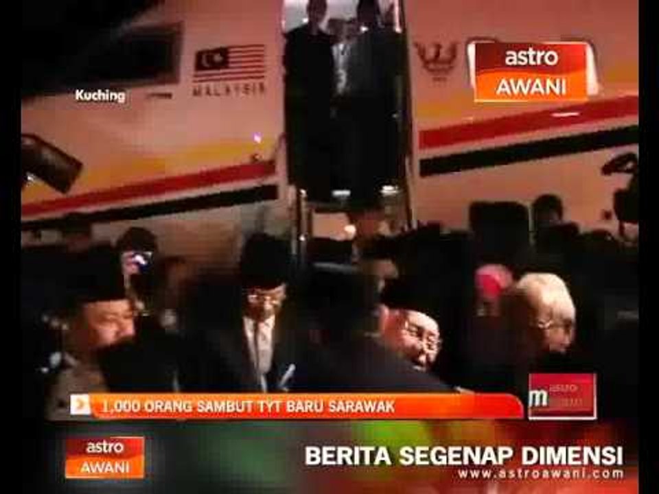 1,000 orang sambut TYT baru Sarawak