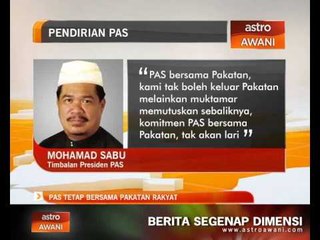 PAS tetap bersama Pakatan Rakyat