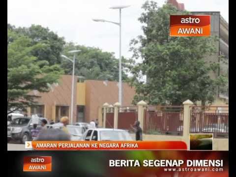 Amaran perjalanan ke negara Afrika
