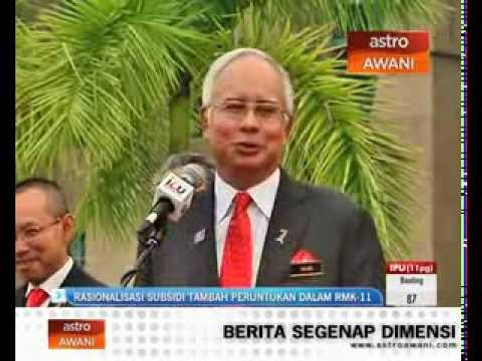 Rasionalisasi subsidi tambah peruntukan dalam RMK-11