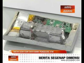 Taktik licik curi data bank pengguna ATM