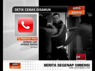 Detik cemas mangsa samun di Nottingham, UK