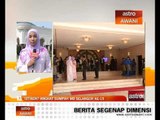 Istiadat Angkat Sumpah - Perkarangan Istana bersama Nabiha Hamid