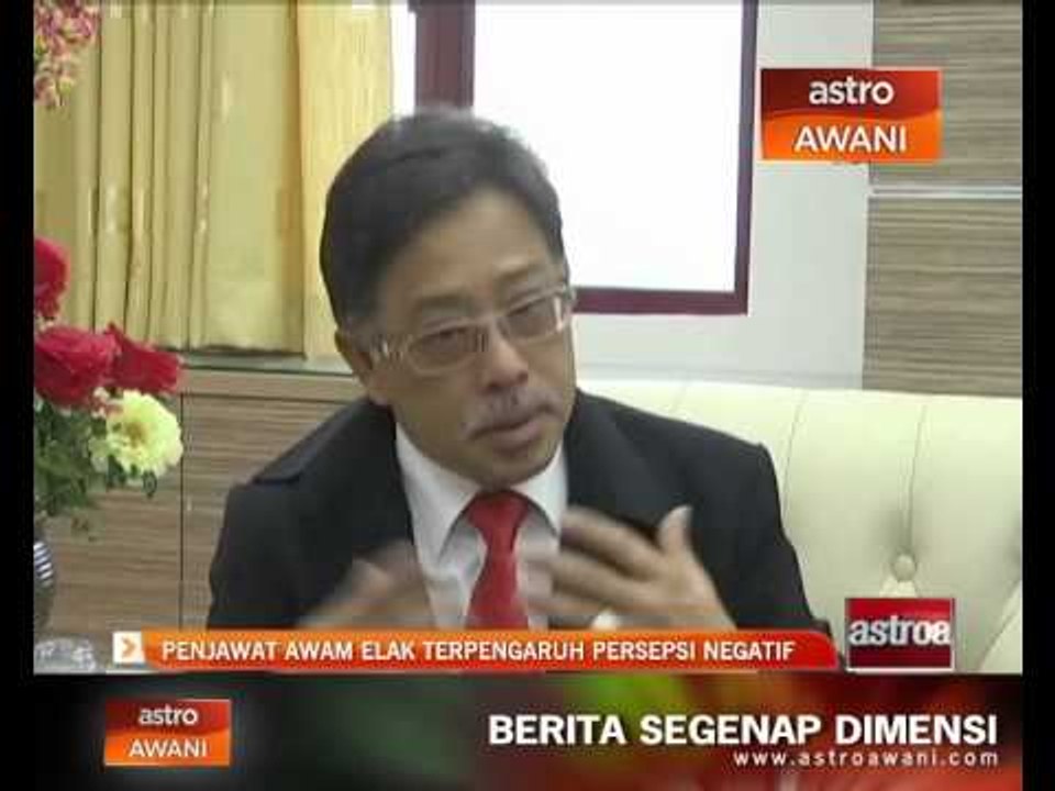 Penjawat awam elak terpengaruh persepsi negatif