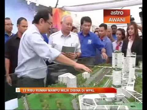 13,000 rumah mampu milik dibina di WPKL