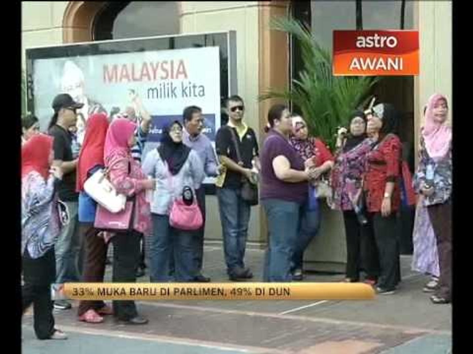 33% muka baru di Parlimen, 49% di DUN