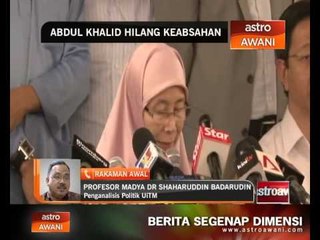 Khalid hilang sokongan PAS