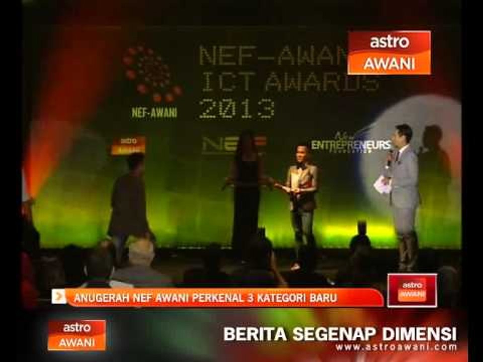 Anugerah NEF-Awani perkenal 3 kategori baru