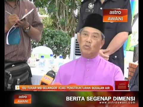Isu tukar MB Selangor jejas penstrukturan bekalan air