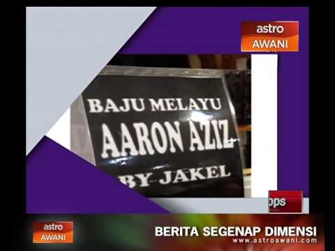 Baju Melayu Aaron Aziz di cetak rompak