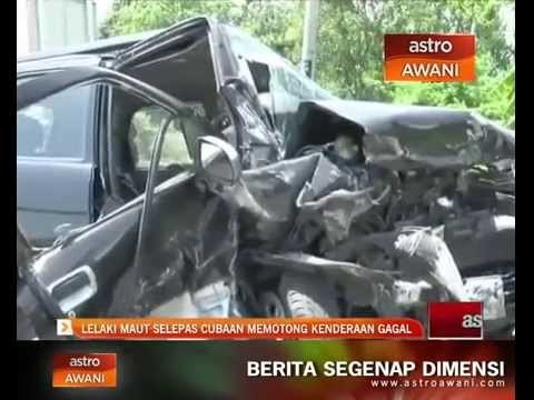 Maut selepas cubaan memotong kenderaan gagal