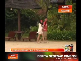 Seorang anggota polis terbunuh dalam serangan penculik di Pulau Mabul