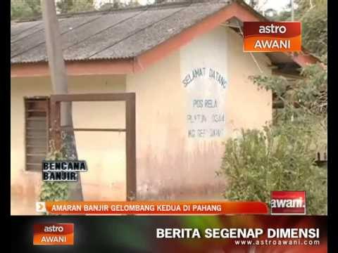 Amaran banjir gelombang kedua di Pahang