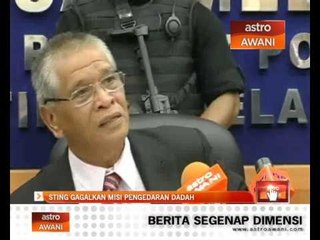 Sting gagalkan misi pengedaran dadah