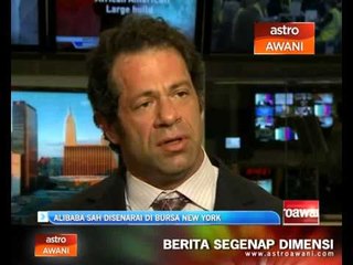 Alibaba sah disenarai di Bursa New York