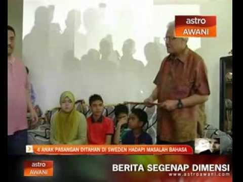 4 anak pasangan ditahan di Sweden hadapi masalah bahasa