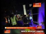 3 dikhuatiri maut, blok konkrit jatuh