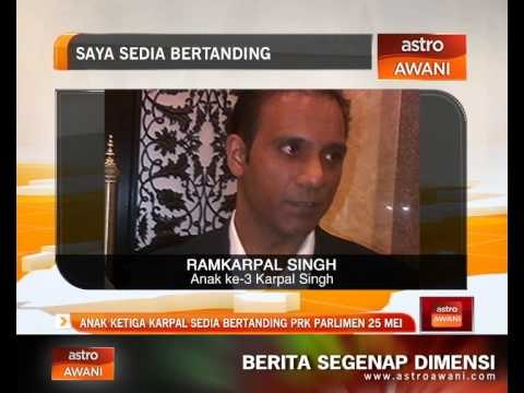 Anak ketiga Karpal sedia bertanding PRK Parlimen 25 Mei