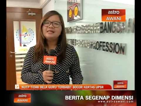NUTP tidak bela guru terlibat bocor kertas UPSR