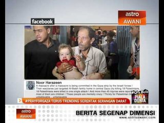 #PrayForGaza terus trending serentak srangan barat